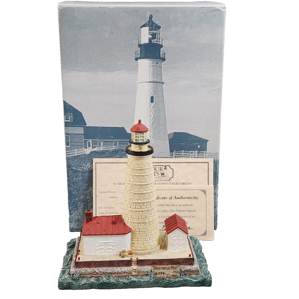 Harbour Lights Lighthouses Spectacle Reef Michigan #410 - 1995 Comm Stamp Series